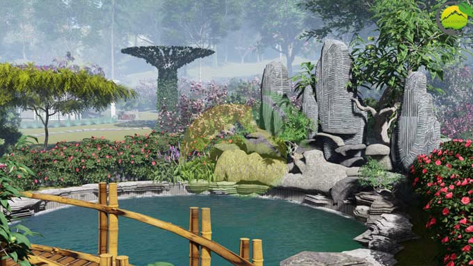 Mẫu thiết kế nhà vườn 1 tầng tại Sơn La 2