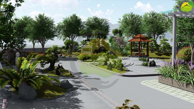 Mẫu thiết kế nhà vườn 1 tầng tại Sơn La 3