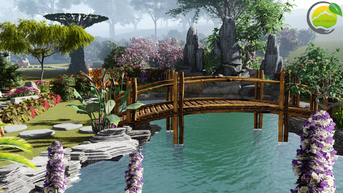 Mẫu thiết kế nhà vườn 1 tầng tại Sơn La 9