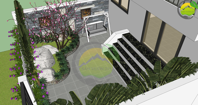 Mẫu thiết kế tiểu cảnh tại Xuân Mai - Chương Mỹ 4