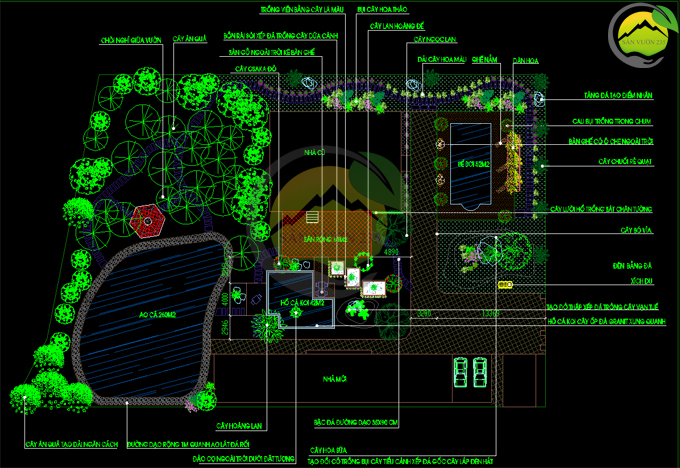 Thiết kế sân vườn tiểu cảnh tại Quốc Oai Hà Nội 7