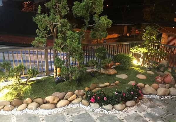 Cải tạo vườn trên sân thượng bằng bonsai