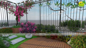 Tiểu cảnh sân thượng