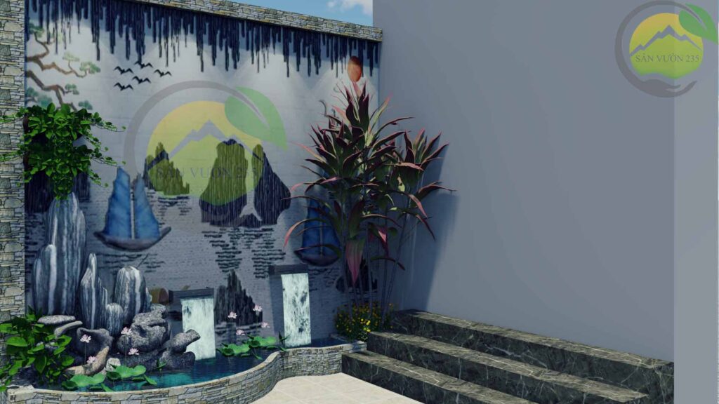 30+ mẫu tiểu cảnh thác nước mini trong nhà, sân vườn đẹp
