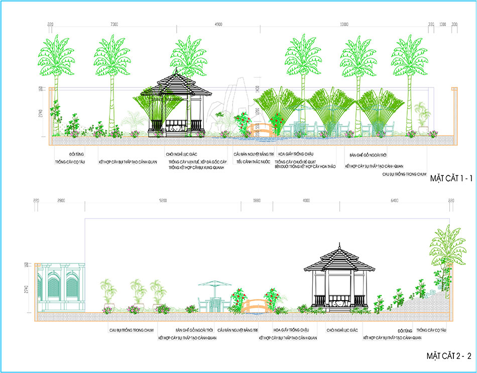 Mẫu thiết kế sân vườn quán cà phê đẹp tại Điện Biên 00000