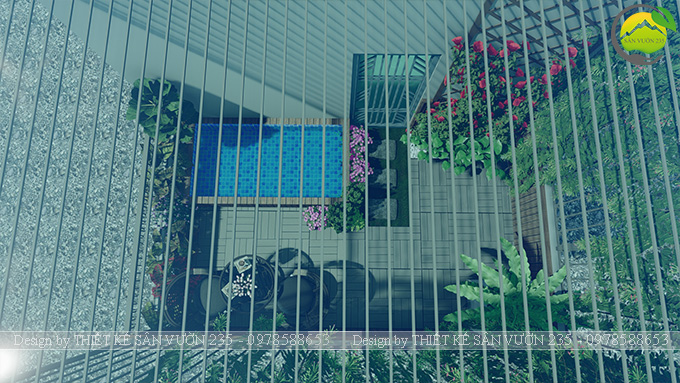 Mẫu thiết kế tiểu cảnh sân thượng tại Thanh Xuân - Hà Nội 7