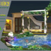 Mẫu thiết kế tiểu cảnh vườn sân thượng tại Vĩnh Phúc