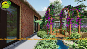 Thiết kế homestay sân vườn