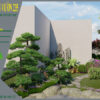 Mẫu thiết kế sân vườn biệt thự tại Hà Nội diện tích 150m2