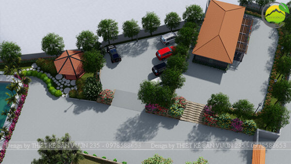 Mẫu thiết kế sân vườn nghỉ dưỡng 10000m2 tại Ba Vì - Hà Nội 13