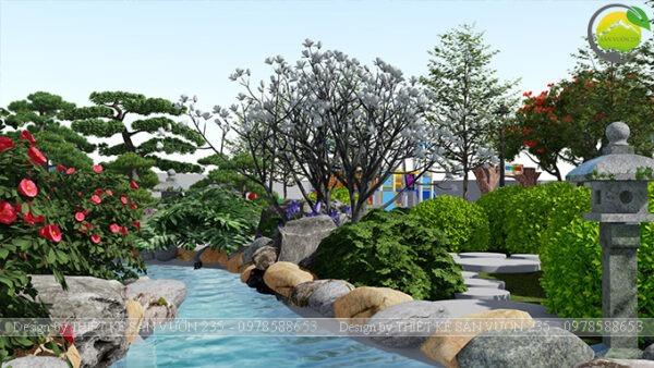Mẫu thiết kế sân vườn nghỉ dưỡng 10000m2 tại Ba Vì - Hà Nội 18