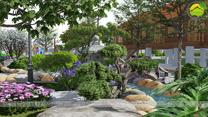 Mẫu thiết kế sân vườn nghỉ dưỡng 10000m2 tại Ba Vì - Hà Nội 19