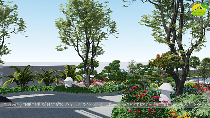 Mẫu thiết kế sân vườn nghỉ dưỡng 10000m2 tại Ba Vì - Hà Nội 25