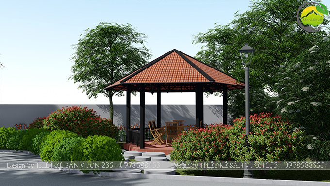 Mẫu thiết kế sân vườn nghỉ dưỡng 10000m2 tại Ba Vì - Hà Nội 8