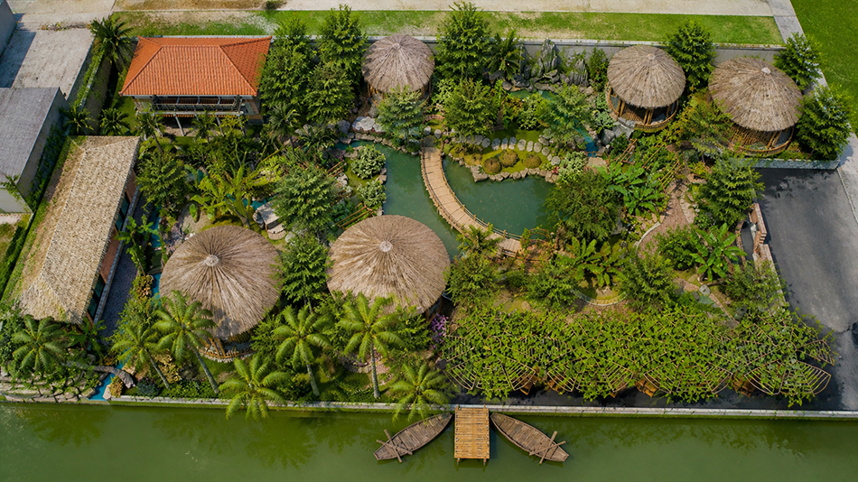 mẫu sân vườn cà phê đẹp