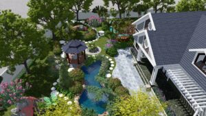 Nhà vườn thôn quê