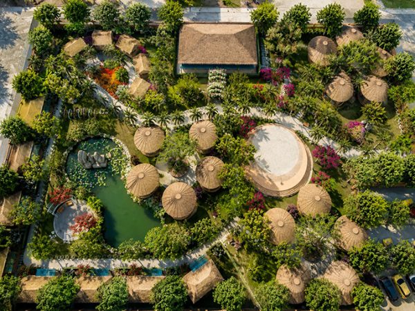 Mẫu thiết kế sân vườn cafe tại Quốc Oai - Hà Nội 1