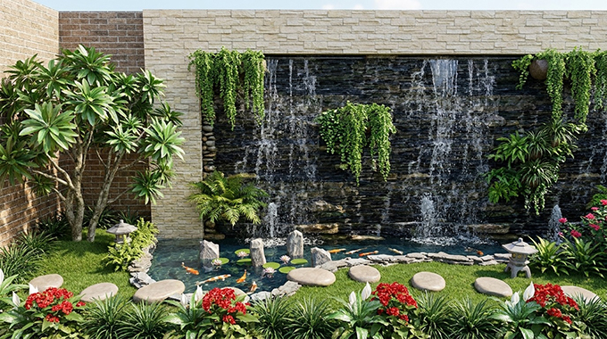 Mẫu thiết kế tiểu cảnh tại Gia Lâm - Hà Nội