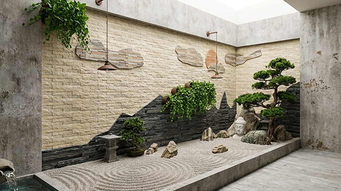 Mẫu thiết kế tiểu cảnh tại Gia Lâm - Hà Nội