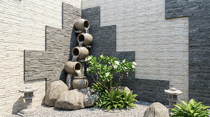 Mẫu thiết kế tiểu cảnh tại Gia Lâm - Hà Nội