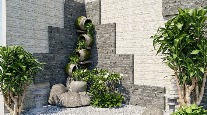 Mẫu thiết kế tiểu cảnh tại Gia Lâm - Hà Nội