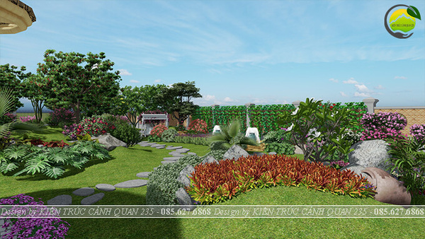 sân vườn sau nhà