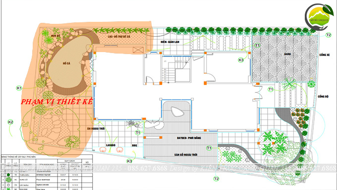 Tiểu cảnh hồ koi 15m3 tại Hải Dương