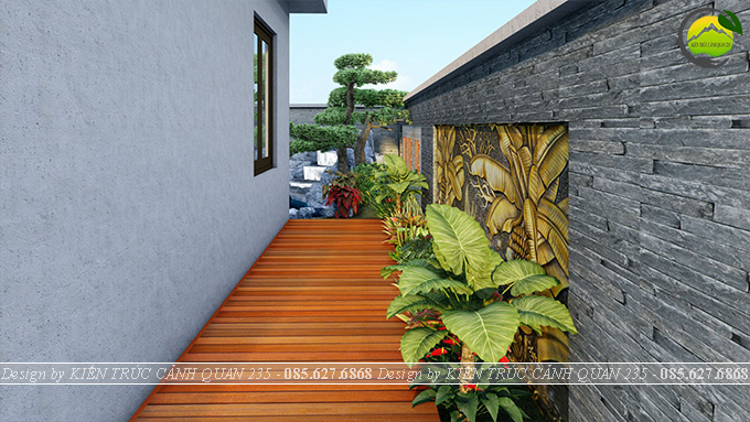 Tiểu cảnh hồ koi 15m3 tại Hải Dương