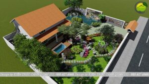 30+ mẫu thiết kế sân vườn đẹp nhà cấp 4 hiện đại, hợp xu hướng