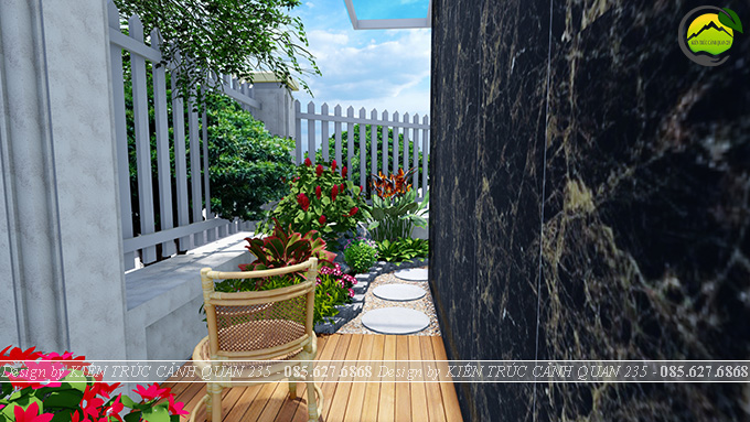Thiết kế tiểu cảnh lối đi tại La Khê Hà Đông