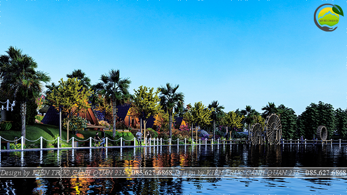 Thiết kế cảnh quan homestay nghỉ dưỡng 4000m2 tại Hòa Bình