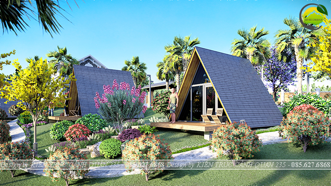 Thiết kế cảnh quan homestay nghỉ dưỡng 4000m2 tại Hòa Bình