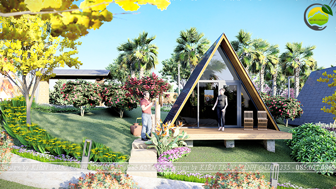 Thiết kế cảnh quan homestay nghỉ dưỡng 4000m2 tại Hòa Bình