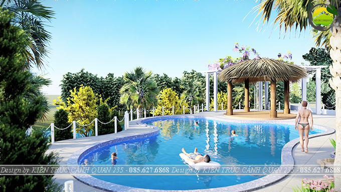 Thiết kế cảnh quan homestay nghỉ dưỡng 4000m2 tại Hòa Bình