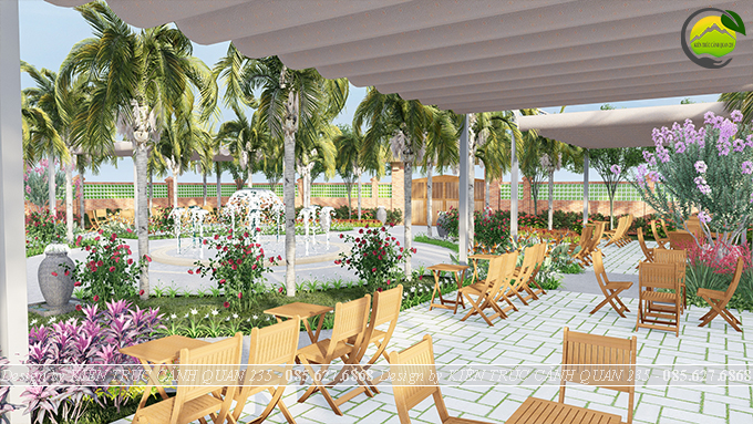 Thiết kế cảnh quan cafe homestay
