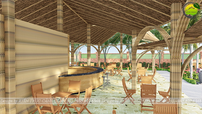 Thiết kế cảnh quan cafe homestay