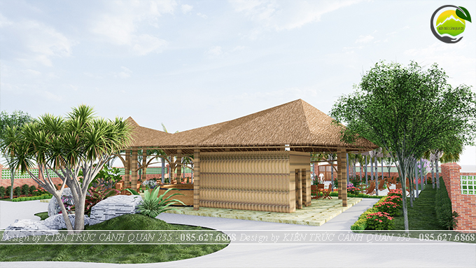 Thiết kế cảnh quan cafe homestay