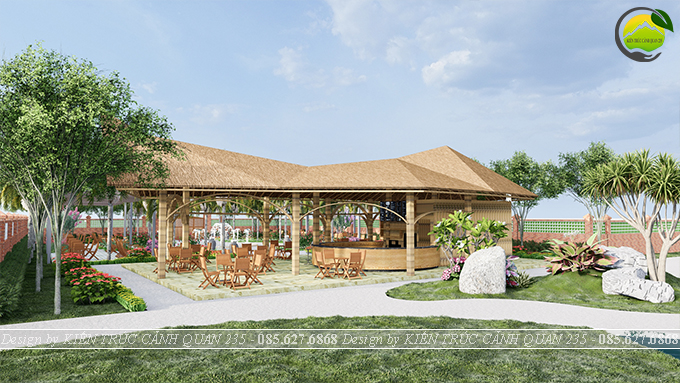 Thiết kế cảnh quan cafe homestay