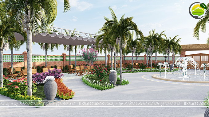 Thiết kế cảnh quan cafe homestay