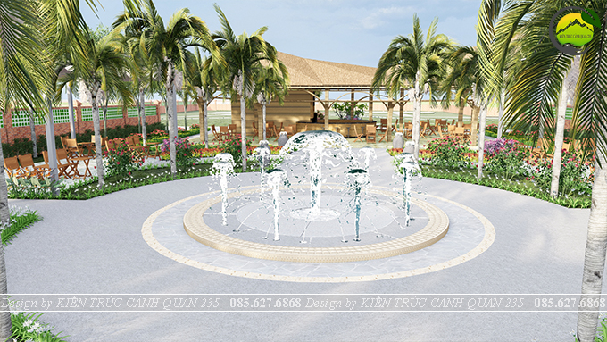 Thiết kế cảnh quan cafe homestay