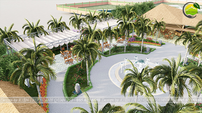 Thiết kế cảnh quan cafe homestay