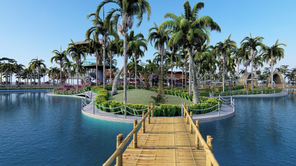 Thiết kế cảnh quan homestay nghỉ dưỡng 4000m2 tại Cà Mau