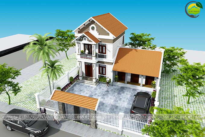 Nhà phố 2 tầng mái thái diện tích 150m2