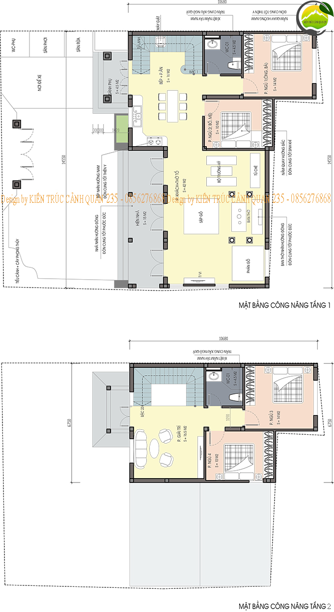 Nhà phố 2 tầng mái thái diện tích 150m2