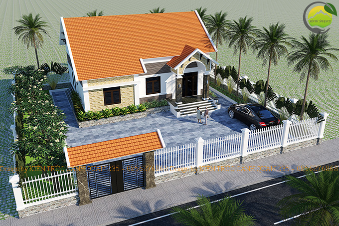 nhà vườn cấp 4 nông thôn