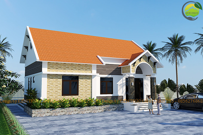 nhà vườn cấp 4 nông thôn