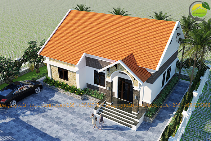 nhà vườn cấp 4 nông thôn