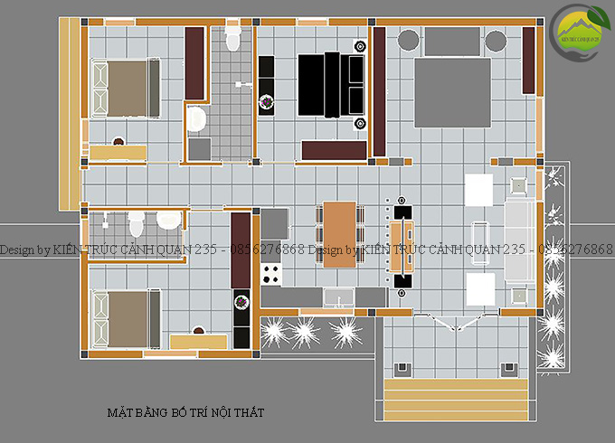 nhà vườn cấp 4 nông thôn