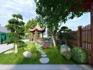 7 ý tưởng thiết kế khuôn viên sân vườn đẹp, hợp phong thủy