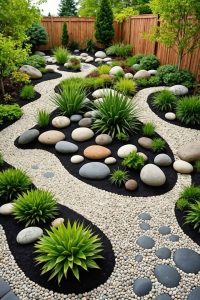 sỏi trang trí sân vườn